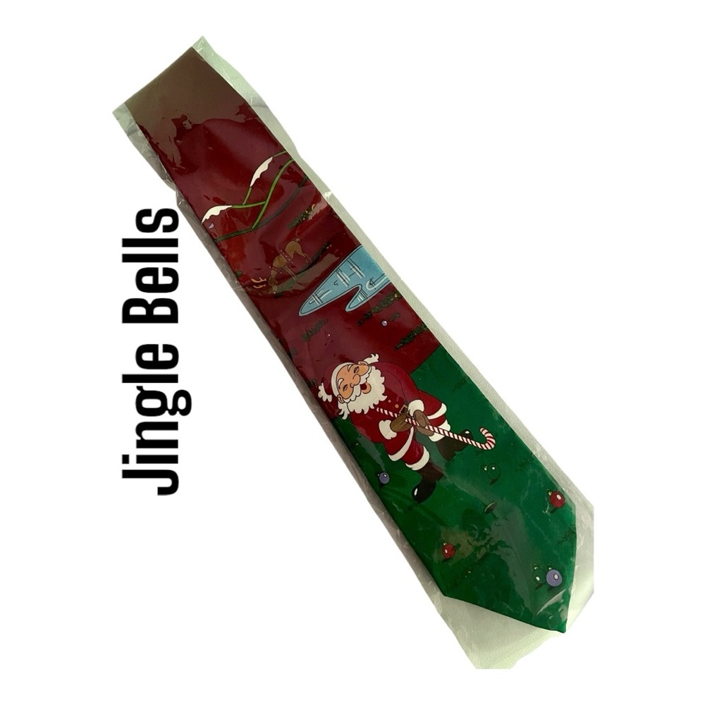 Golfing Santa Tie